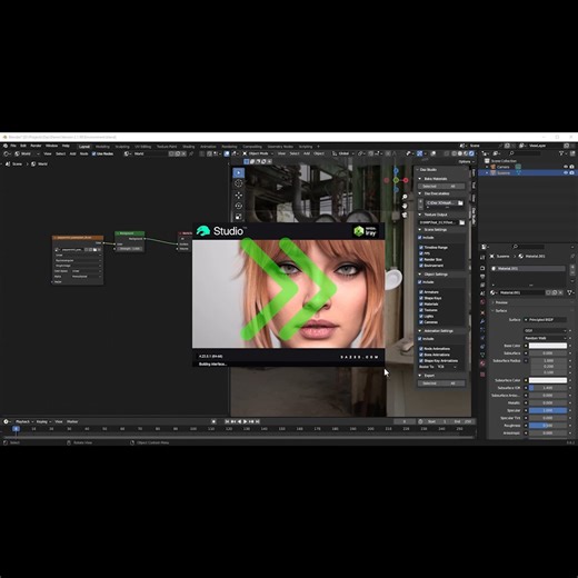 Matronius Limited on Instagram: "Hello, I created a demo to help you navigating through the key functions of the Blender to Daz Studio plugin when you first start. This tutorial will help you exporting your first object or character from Blender to Daz, learning how to seamlessly export face groups from a software to another and retaining all properties, exporting lights and cameras, easily export bones and rigging from a Blender character to Daz Studio, exporting your morphs/key frames to Daz a