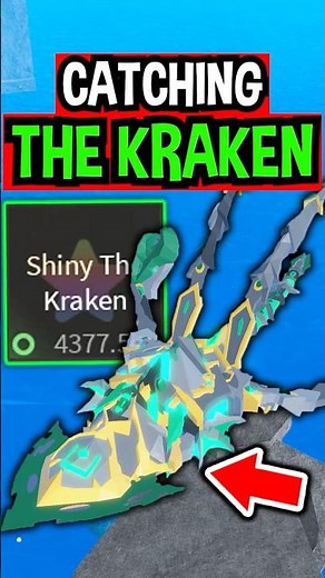 CATCHING THE KRAKEN in Roblox Fisch..