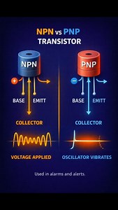Stop confusing these two! #electronics #transistor #npn #pnp #engineeringbasics | OverAll Technical Gyan