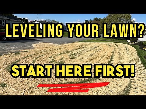 I WISH I Knew These Tips SOONER! Part 1 To Leveling YOUR Lawn