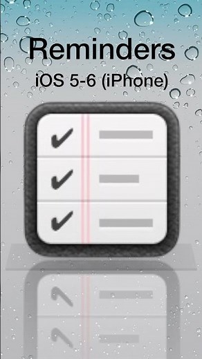 iOS Reminders Icon Evolution 📝 #shorts