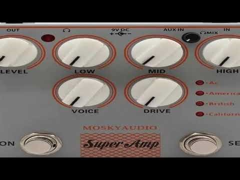 Mosky 4 AMP IN ONE Amplifier Box Speaker Simulator Effect Pedal for Electric Guitar with