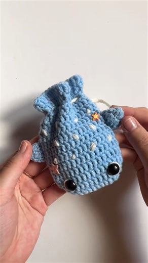 2.7K views · 15 reactions | Crochet the whale drawstring bag with me  #crochet #crochetbag #crocheting #crochetartist #whale #fish #whalebag #animals #pouches #Handmade #handcrafted #yarnlove #crochet #cute #diy #fyp #crochetwhale #crochetideas #crochetlovers #bag #bags #airpodcase #drawstringbag #drawstring #pouch #crochetpouch #pouchbag | Crochet World | Facebook