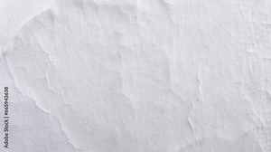 background animation white wall crack. Realistic cartoon wrinkled surface texture in modern trendy stop motion style.