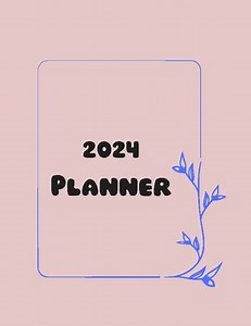 This watercolor calendar Simple Personal 2024 Year Calendar Planner.pdf