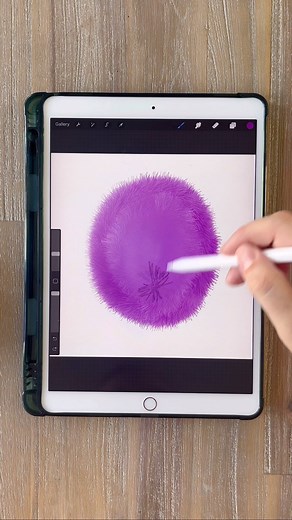 The Irish Crafter | Make this fluffy brush in Procreate! #procreate #procreatebrush #procreatebrushtutorial #procreateforbeginners #procreateapp | Instagram