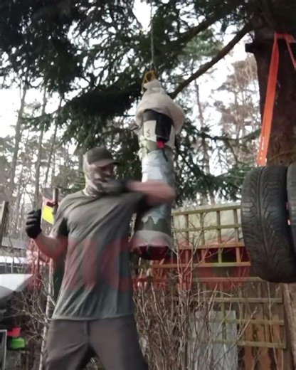 Spinning Elbow workout at -3°C