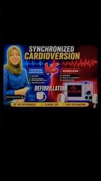 Cardioversion vs Defibrillation Explained | Synchronized vs Unsynchronized Shock | Nursing Lecture