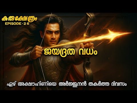 കൃഷ്ണാർജുനന്മാരുടെ ജയദ്രത വധം | MAHABHARATA YUDHAM | KURUKSHETHRAM DAY 14 PART 6