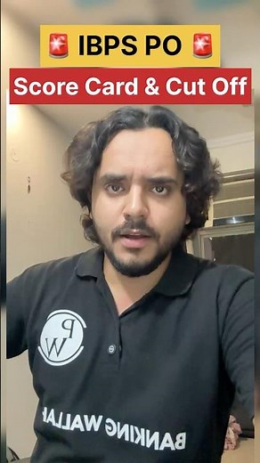IBPS PO Score Card and Cutoff 🔥 #ibpspo #ytshorts #pw #bankingwallah