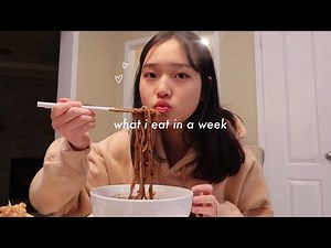 what i eat in a week pt 7 (korean & realistic)