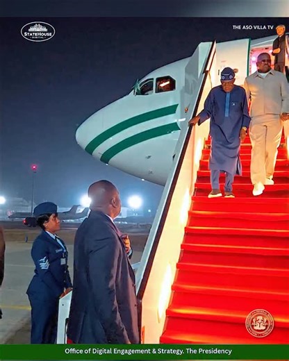 President Tinubu returned to Nigeria over the weekend after the successful completion of his State Visit to Turkey | Aso Rock Villa