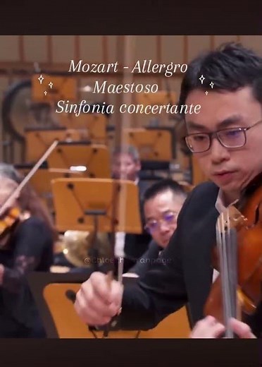Chloe Chua & He Ziyu // Mozart - Sinfonia concertante l. #violin #cholechua @ChloeChuaviolinist