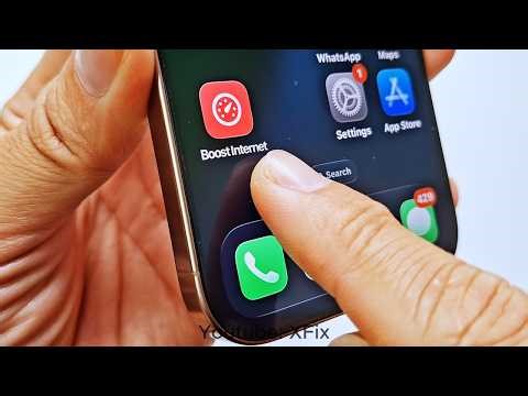 New iOS 26.5 Boost internet shortcut
