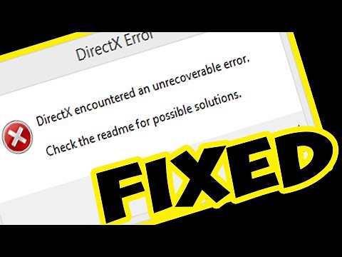 How To Fix Directx Encountered An Unrecoverable Error In Windows 10 - 2021