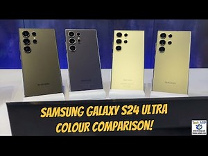 Samsung Galaxy S24 Ultra Colour Comparison - All 4 Colours!