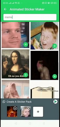 How to Create Your Own Animated MEME Stickers for WhatsApp from GIF by Animated Sticker Maker
