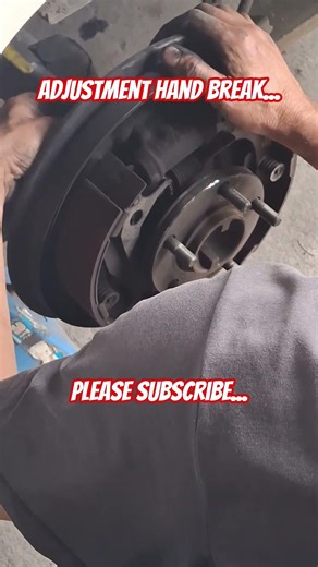 adjustment of hand break...