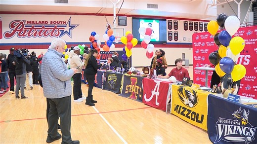 Millard South football has 10 Division I signees in 17-player early class