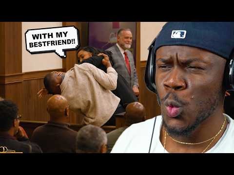 WIFE FIGHTS HUSBAND IN THE COURT ROOM