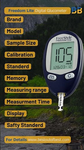 Freedom Lite Digital Glucometer #shorts