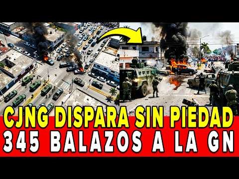 ¡CAOS en TUXPAN! 87 del CJNG DISPARAN SIN PIEDAD a 43 de la GN: RECIBEN 345 BALAZOS