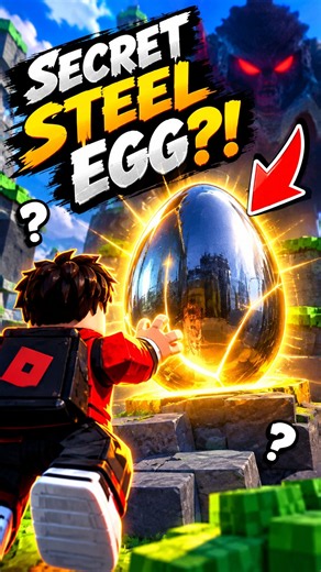 I FOUND THE SECRET STEEL EGG… 😱🥚 NOBODY EXPECTED THIS! #roblox #shorts