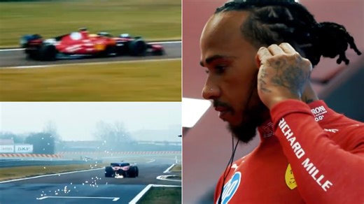 First Lewis Hamilton team radio message for Ferrari emerges and gets F1 fans talking
