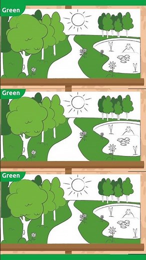 🟩🟩🟩 Let's Color Green! 🎨 Learn the Colors with Smile and Learn 🐸