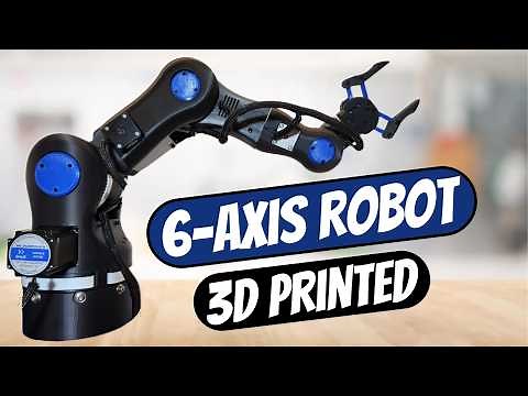 I Built a 6-Axis Robot Arm... in My Desk