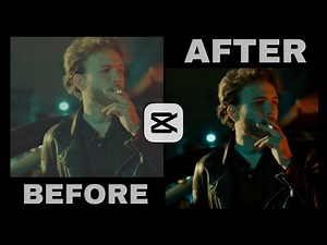 Cinematic color grade in capcut video editor