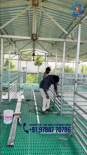 🐐⚙️Goat Farm shed door fitting 9788770786 #goat #sheep #farming #agriculture #settings #doors