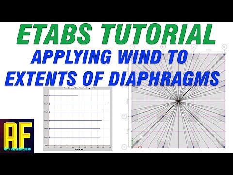 CSI ETABS 2016 Tutorial - Wind Loads to the Extents of Diaphragms
