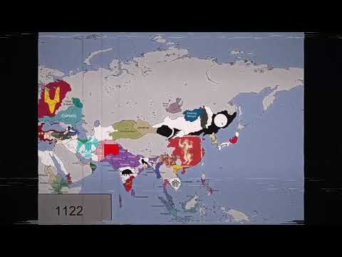 Evolution of Asia (2026 - 3200 B.C) #evolution #history #map