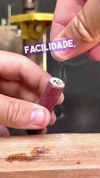 Não jogue fora! Isso pode virar ferramenta para guardar na caixa de ferramenta. #Reciclagem #Lixa