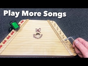 How to transpose music for playing the zither lap harp