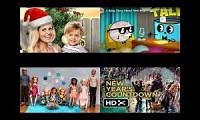 Mix of 4 videos from youtube : Happy new year countdowns