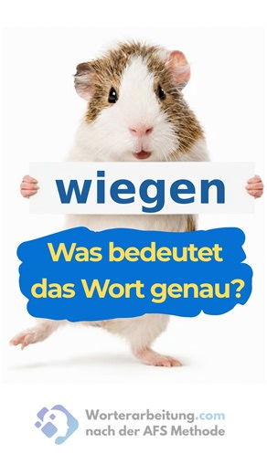 wiegen - wog/wiegte - gewogen/gewiegt