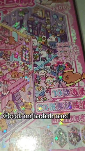 Micro Miniature Sticker Book Mini Pink Edition #stationarycollection #sticker #diy #stickers