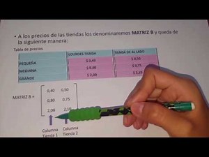 Matrices en la vida cotidiana