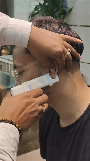Men Ear piercing