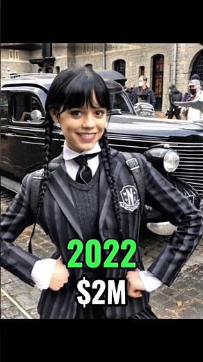 Evolution of Wednesday (Jenna Ortega) 2004-2025 😱 #wednesday #usa #jennaortega #shorts