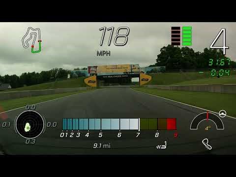 C8 Z06 at Road America- Open Track Sunday after rain-Thread the Needle