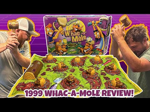 1999 WHAC-A-MOLE Review!!! 90’s Toy Biz Arcade Game!
