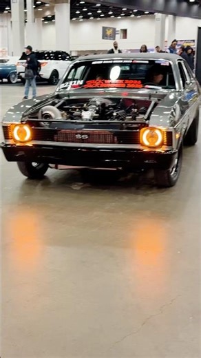 Chevrolet Nova SS classic car engine sound at Detroit autorama 2026 Michigan