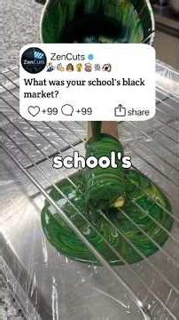 What Was Your School's Black Market? 🏫🤫