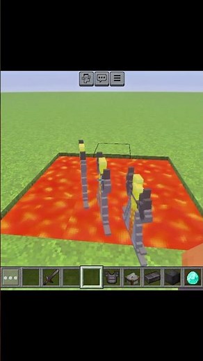 Minecraft Lava Experiment 🔥😱 Burn or Survive?Minecraft Logic This Makes No Sense! #shorts#minecraft