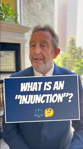 What Is an Injunction? ⚖️ #shorts