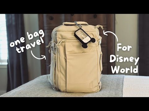 Minimalist Packing for Disney World 2025 | How to Pack Light with Just a Personal Bag