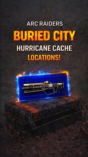 ARC Raiders Buried City - 5 Hurricane Cache Locations PART 4 | Tempest Blueprint! #arcraiders